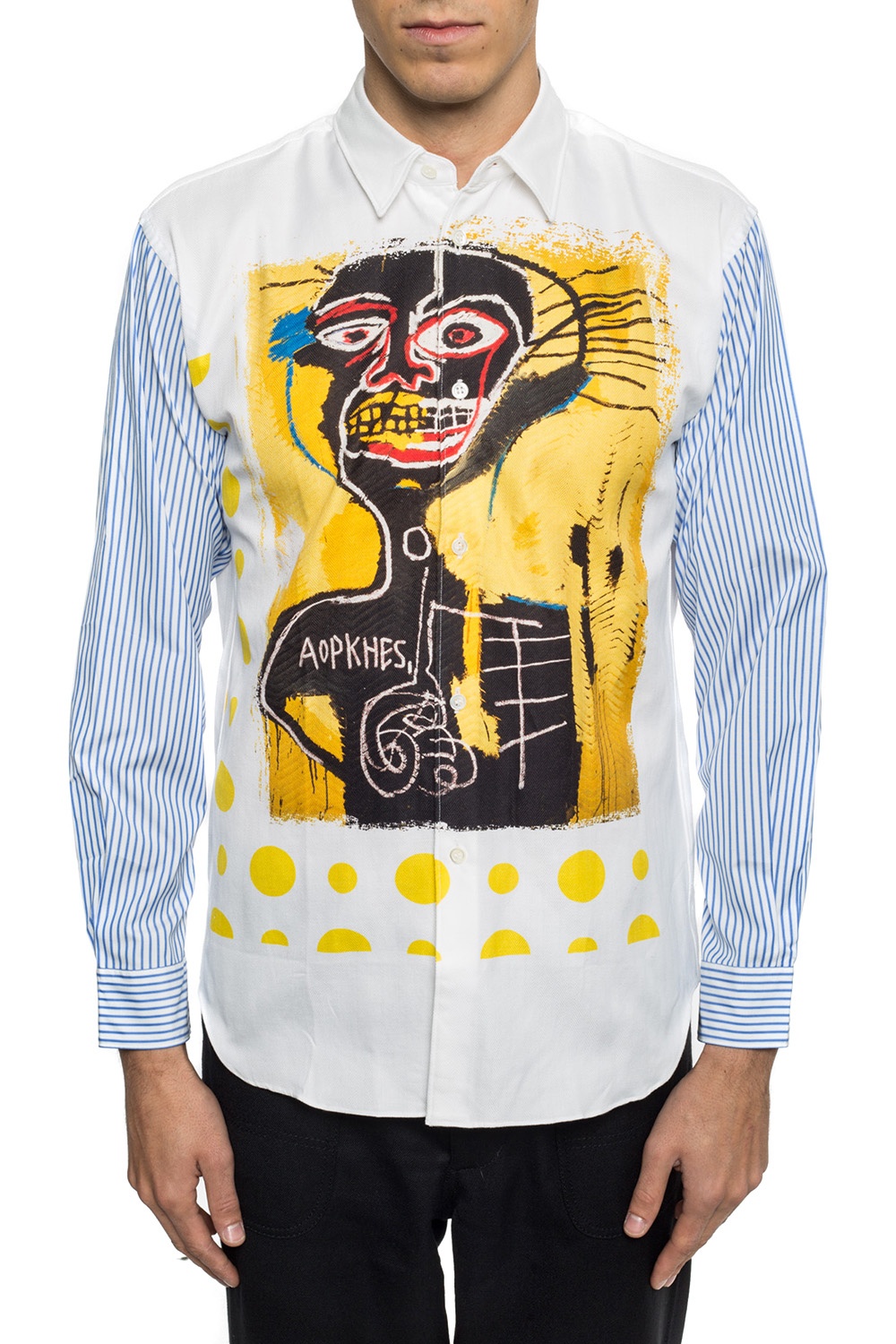 White Comme des Garçons SHIRT x Jean-Michel Basquiat Comme des